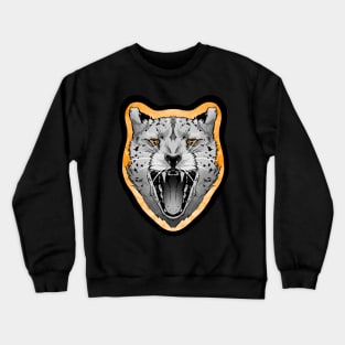 illustrated CHEETAH PRIDE series (WITH EYE COLOUR AURA) Crewneck Sweatshirt